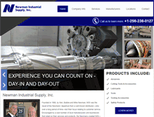 Tablet Screenshot of newmanindustrial.com